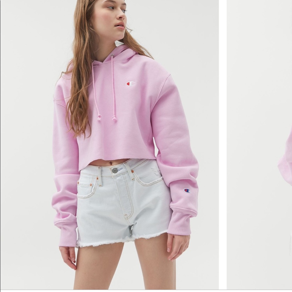 NEW Champion reverse weave crop hoodie sweatshirt